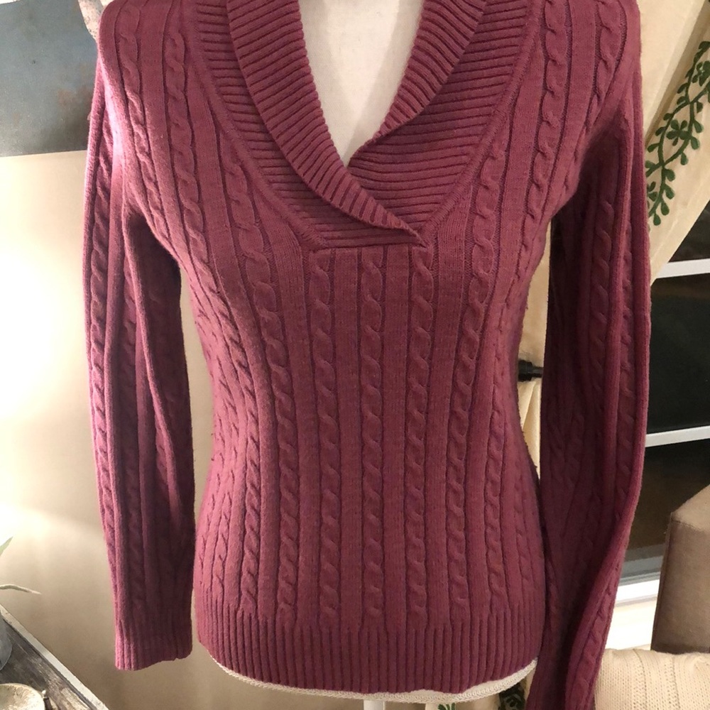 Eddie Bauer Angora blend Burberry colored